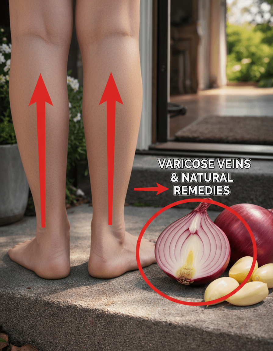 Natural Relief for Leg Discomfort: Simple Home Remedies with Garlic, Onion, and Olive Oil