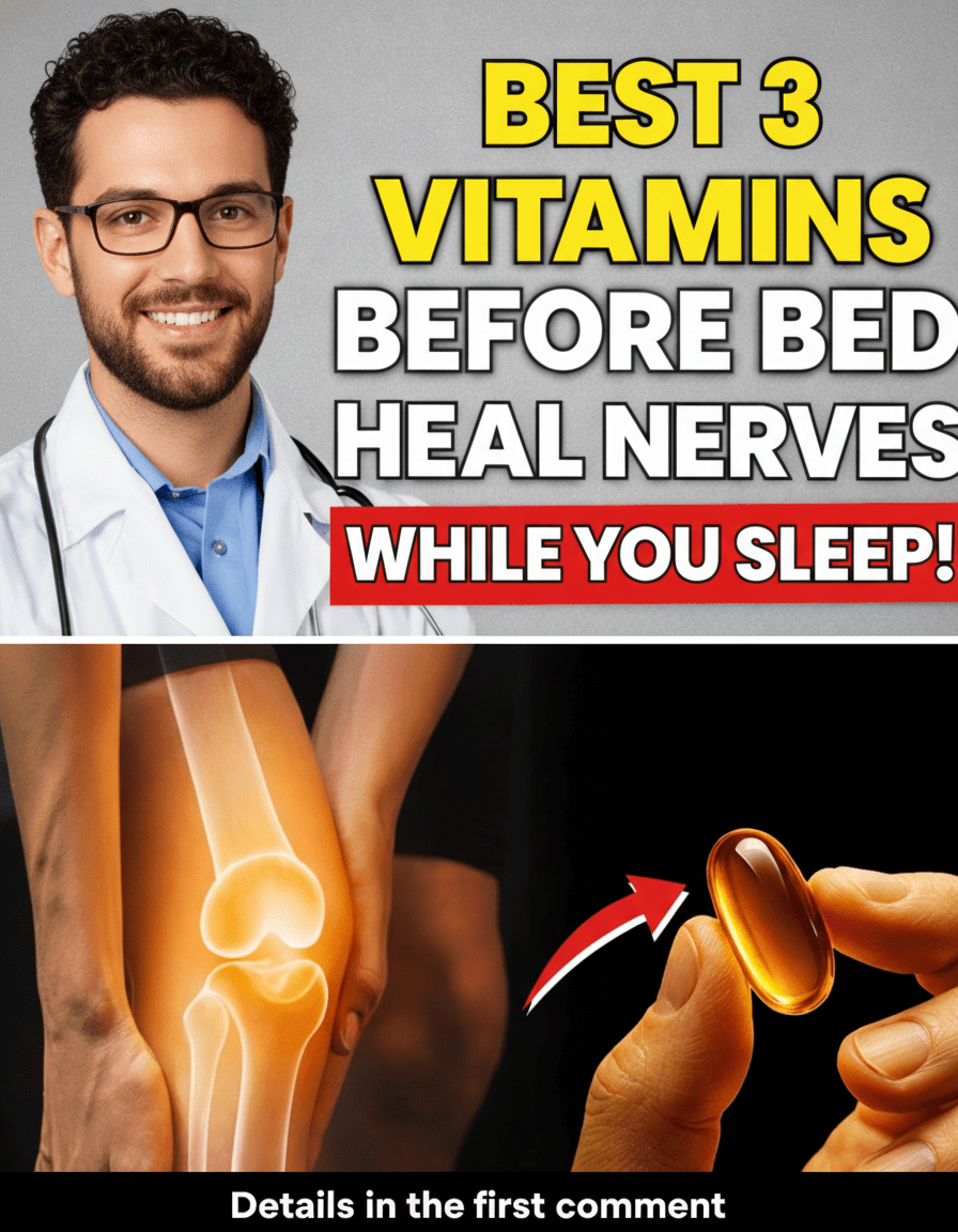 Discover How 3 Bedtime Vitamins Could Boost Leg Strength & Stability After Age 60