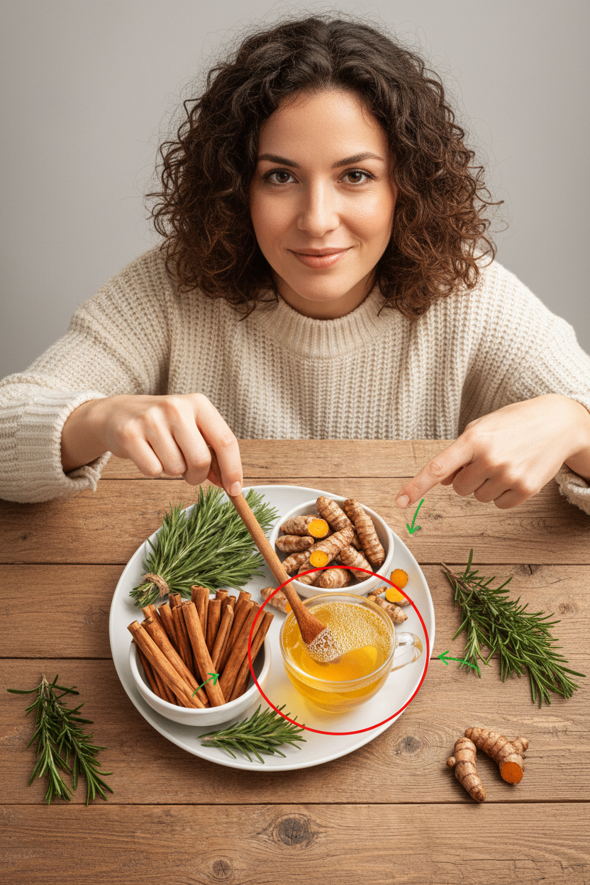 Turmeric, Cinnamon, and Rosemary Tea: A Soothing Evening Elixir for Holistic Wellness After 50