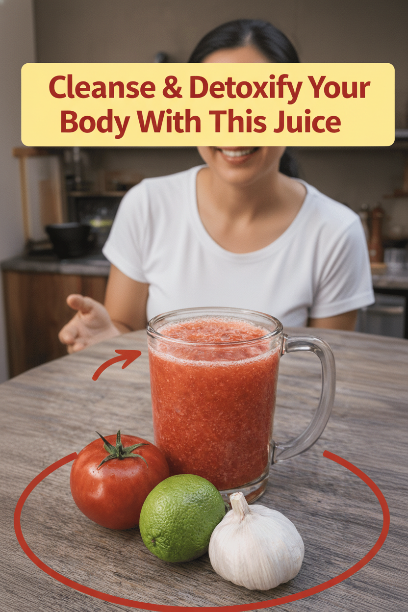 Cucumber, Tomato & Lime Elixir: A Refreshing 3-Ingredient Juice for Kidney, Prostate, and Whole-Body Detox Support