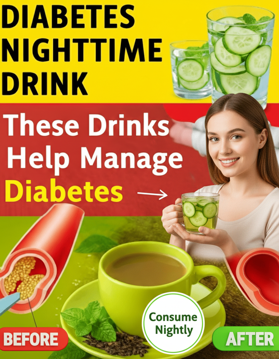 7 Evidence-Based Bedtime Drinks for Stable Overnight Blood Sugar Levels in People with Diabetes