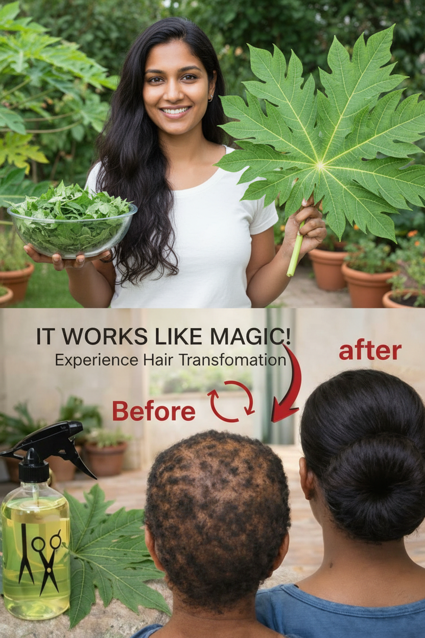 Unlocking Nature's Secret: Papaya Leaves for Stronger, Shinier Hair