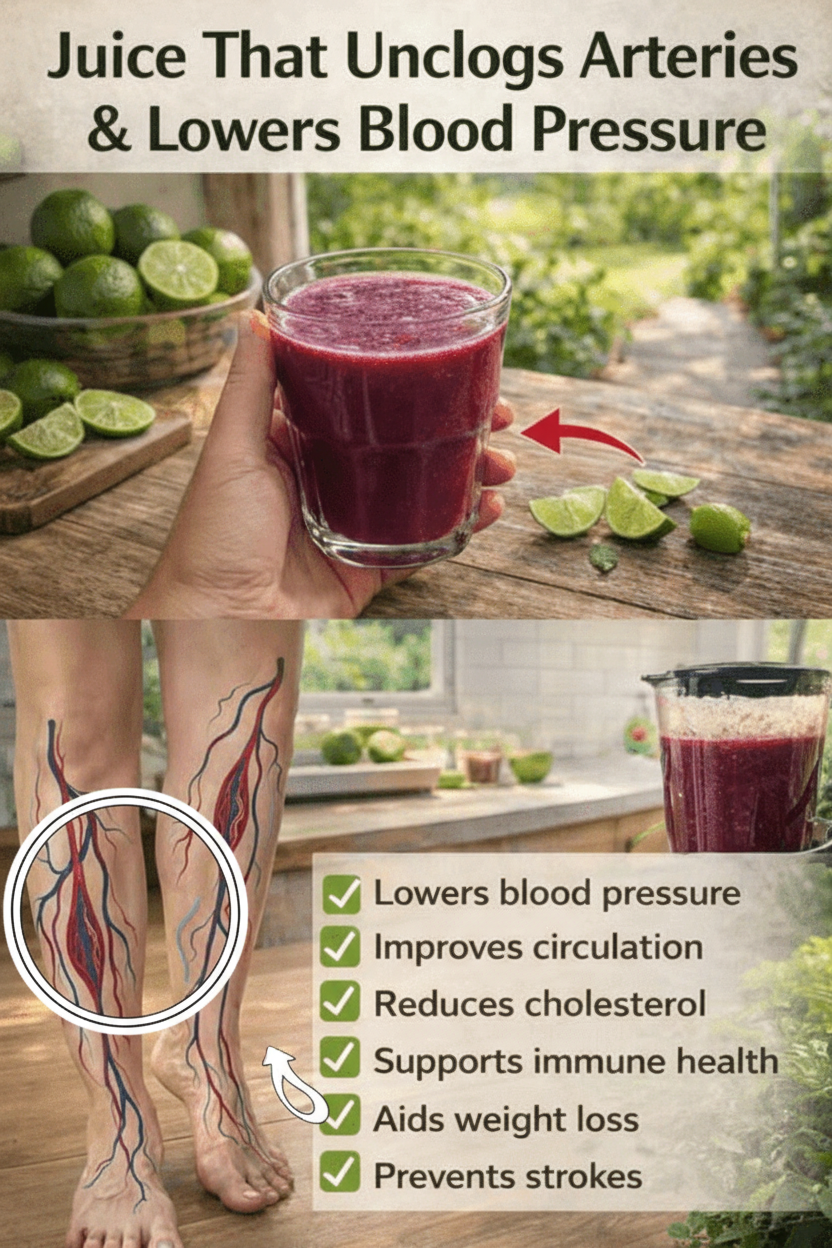 Unlock Natural Vascular Health: The Simple Daily Juice for Healthy Blood Pressure and Improved Circulation