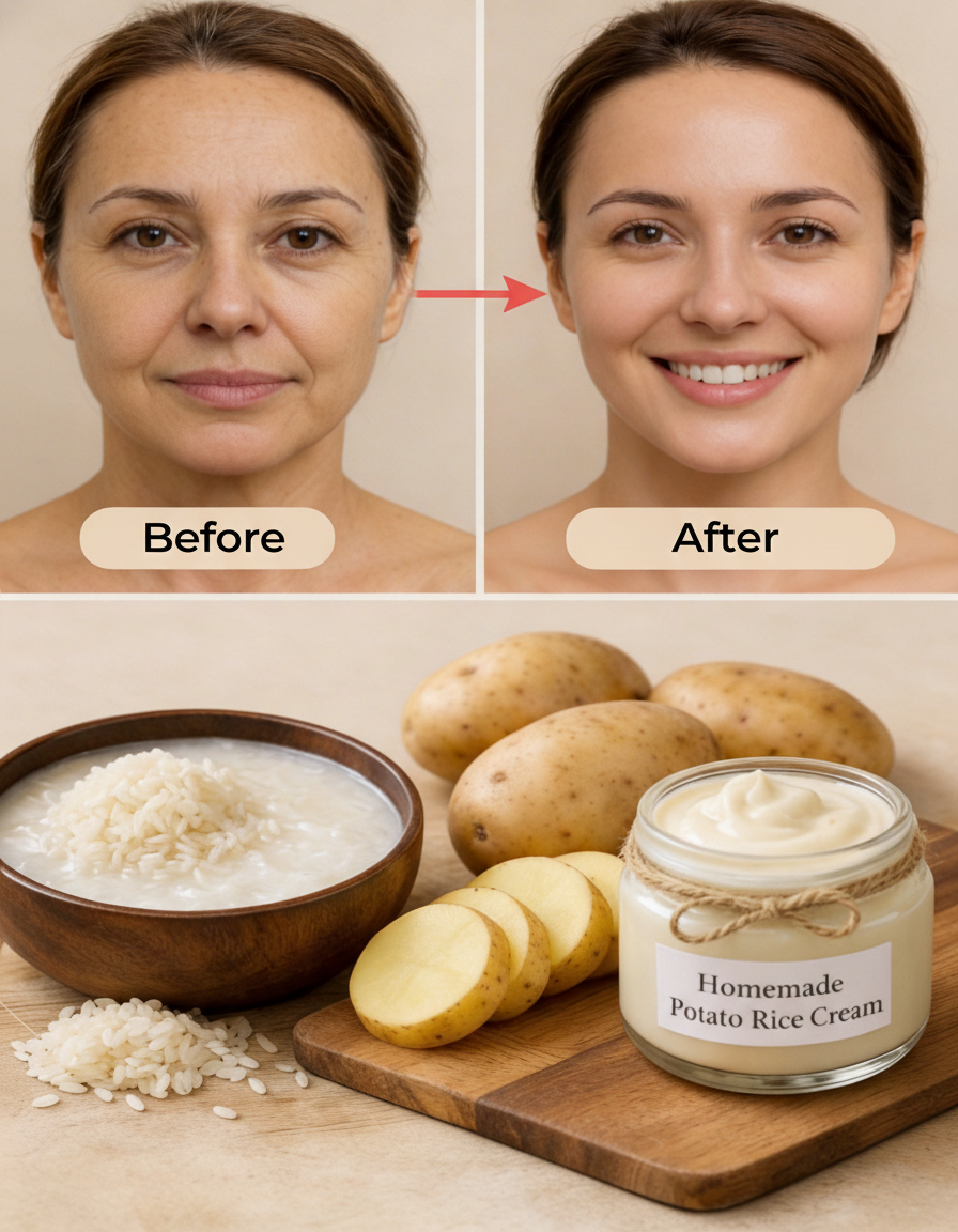 Unlock Natural Radiance: The Viral Rice and Potato Night Cream for Glowing Skin