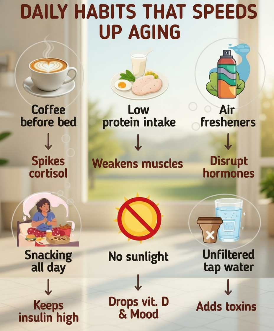Unveiling Daily Habits That Accelerate Aging (And Natural Strategies to Counteract Them)