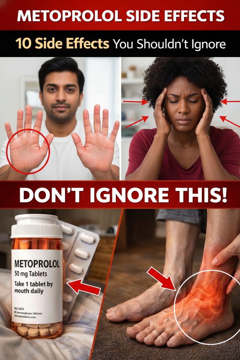 Unmasking Metoprolol's Hidden Toll: 10 Side Effects Patients Often Discover Too Late