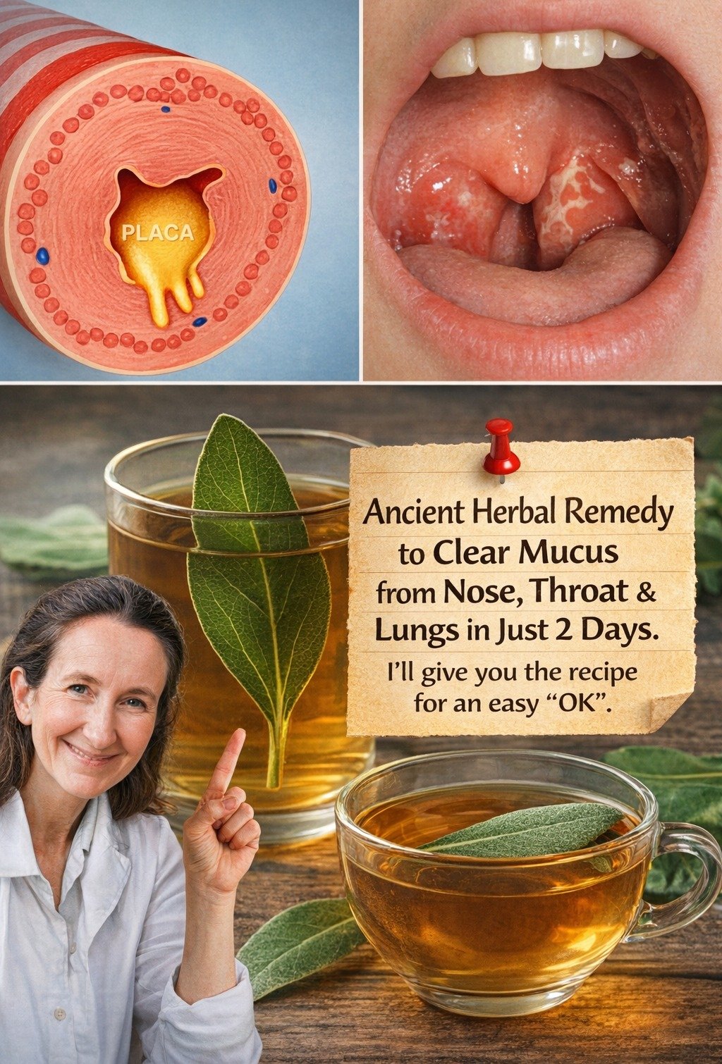 🌿 Clear Your Airways in Just 2 Days with This Traditional Sage Leaf Remedy