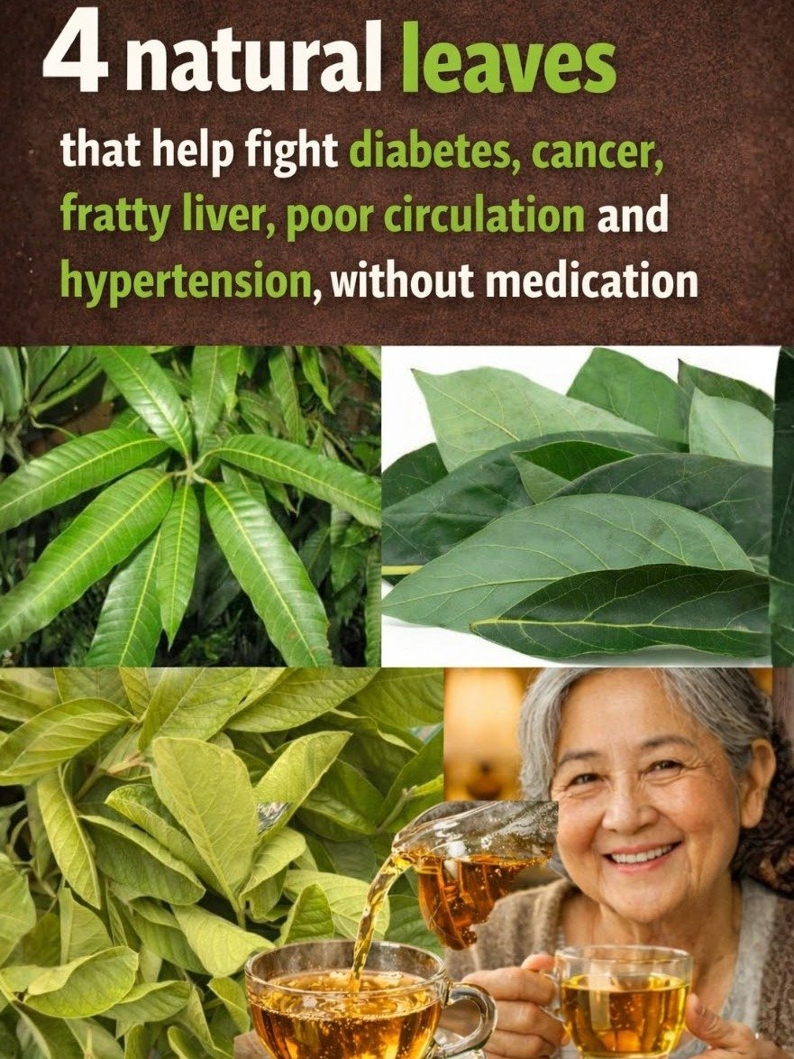 You Won't Believe What These 4 Common Leaves Can Do For Your Body – The Ancient Secret to Daily Wellness!