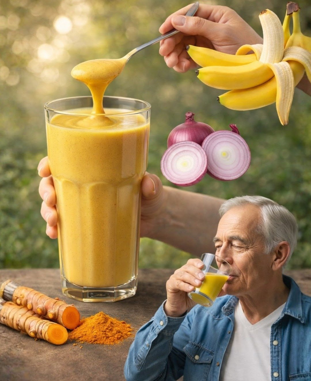 Unlocking Joint and Bone Health: The Powerful Trio of Banana, Onion, and Turmeric