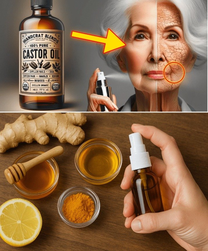 Unlocking Lasting Skin Benefits: How a Single Spray of Castor Oil Can Transform Your Complexion