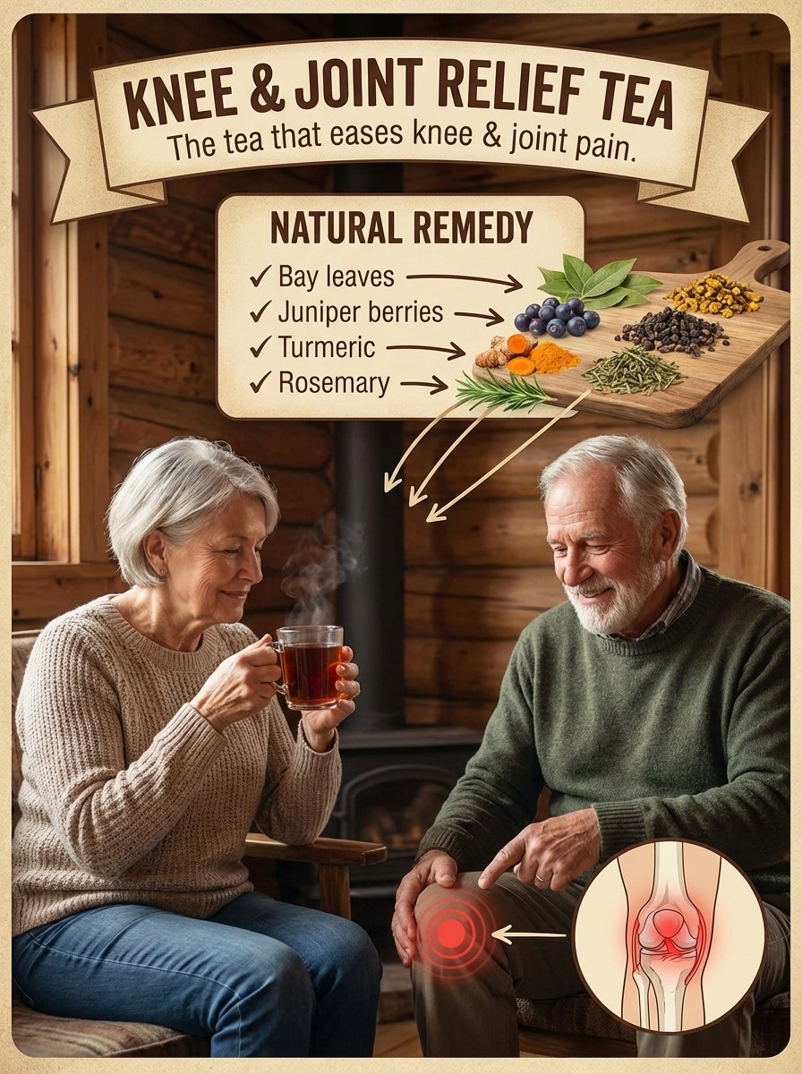 The Viral 4-Ingredient Tea That's Silencing Knee Discomfort: Why Everyone's Brewing This Now!