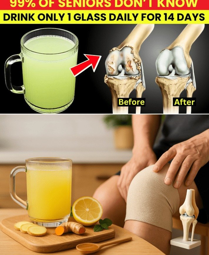 Unlock Knee Comfort: This Potent Daily Brew is a Must-Try for Seniors!