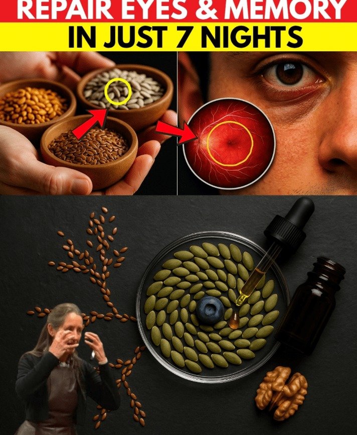 Enhance Eye and Brain Repair While You Sleep: Incorporate These 3 Seeds Before Bed