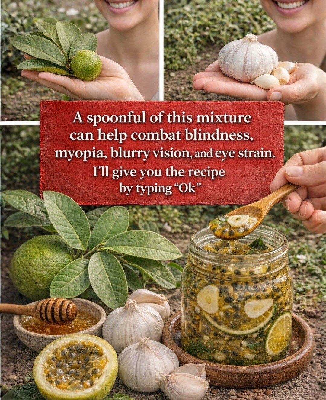 Harnessing Nature's Power: The Garlic, Lemon, and Passion Fruit Drink for Eye Wellness and Overall Health