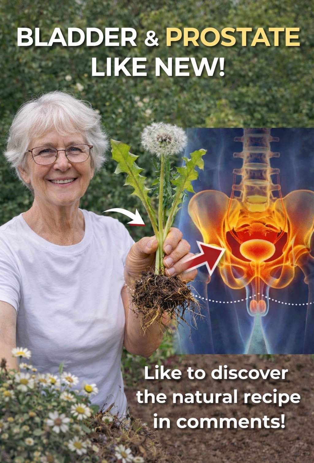 Dandelion for Bladder and Prostate Health: A Natural Home Remedy