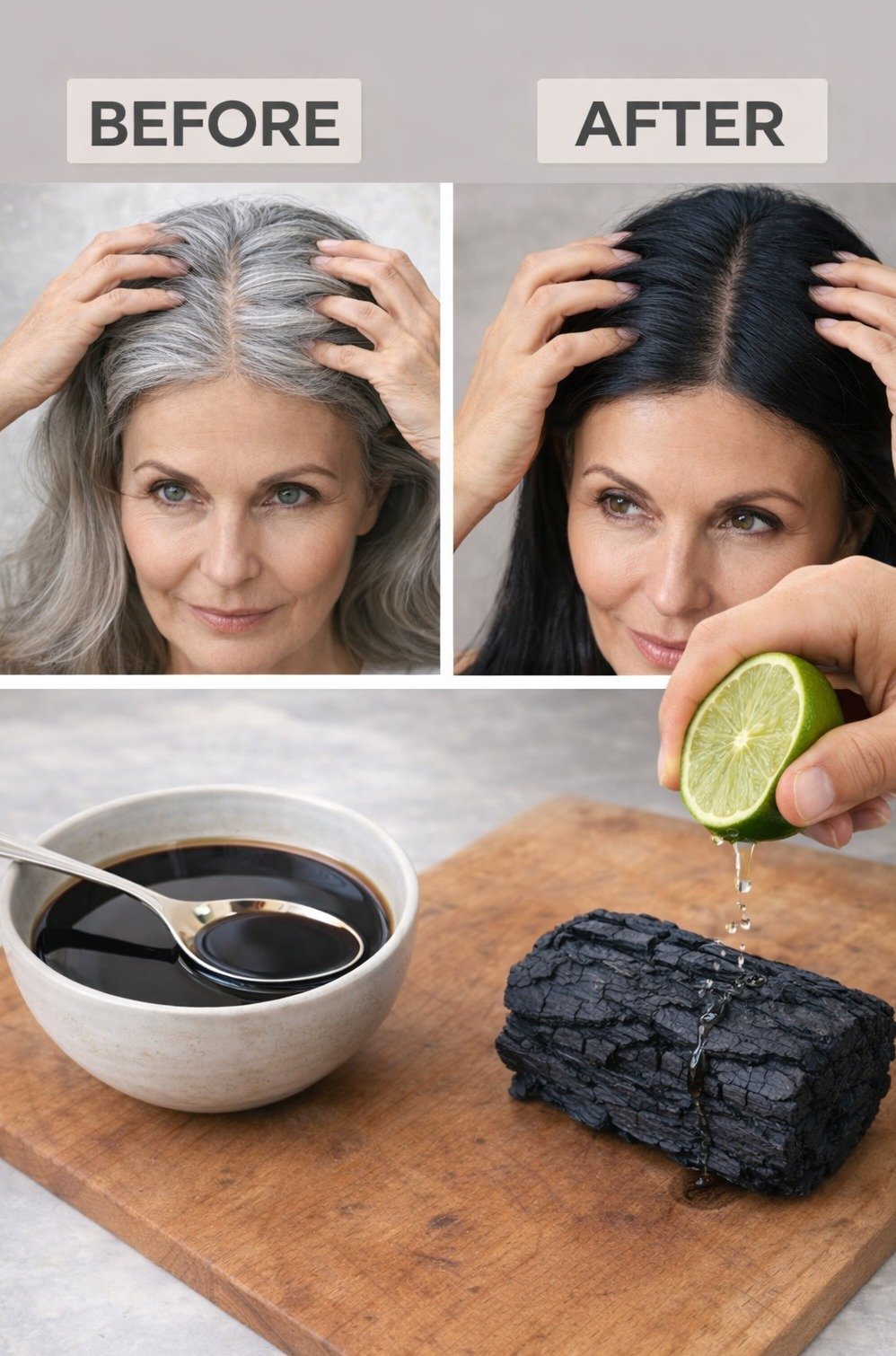 STOP Scrolling! This Viral Charcoal Hack Claims to Darken Gray Hair... But Does It REALLY Work? (The Truth Revealed!)