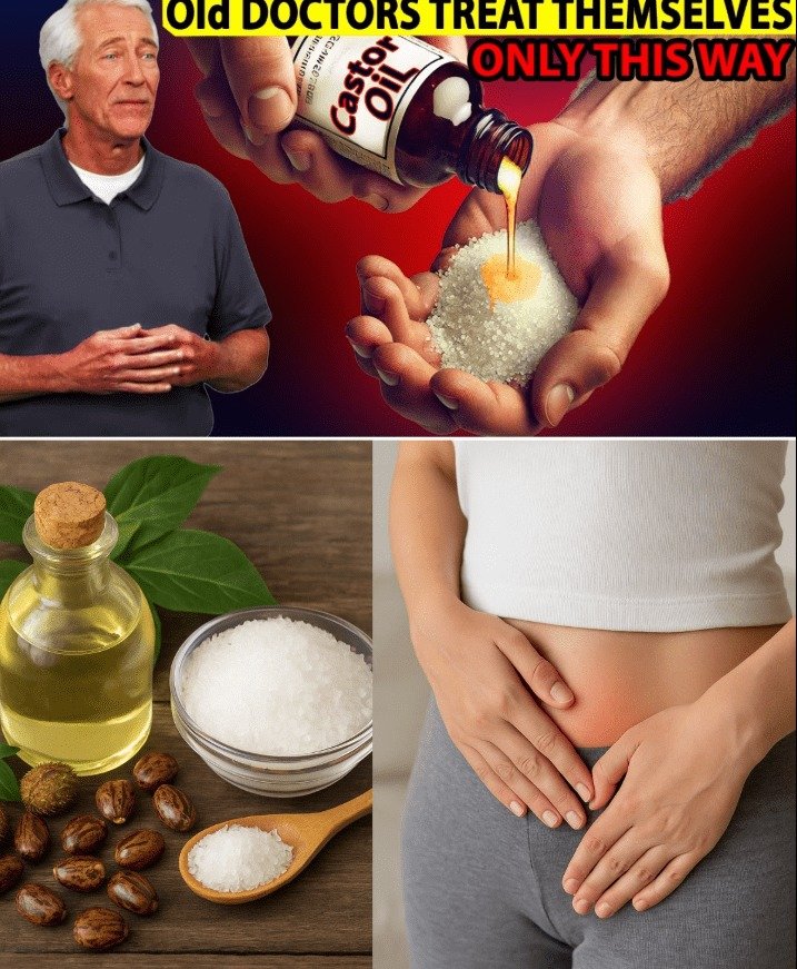 The Enduring Wisdom: Castor Oil and Epsom Salt, A Traditional Remedy Cherished by Seniors