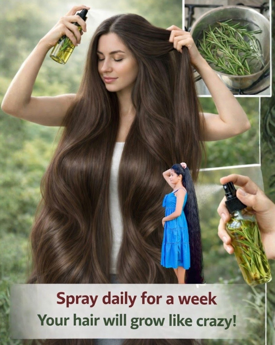 Grandma's #1 Secret for Hair Growth is BACK! 🌿 This Rosemary Spray Is Scientifically PROVEN to Work!