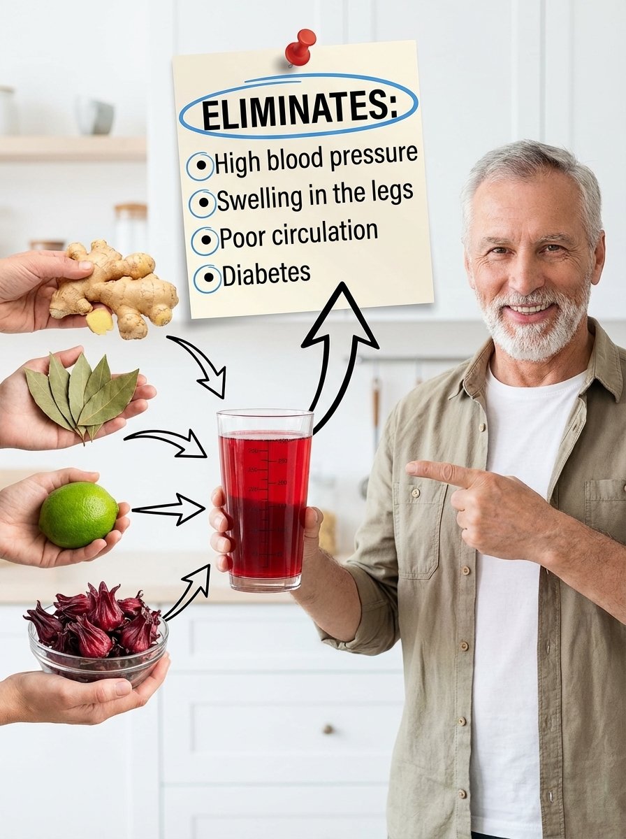 The 7-Day Wellness Hack: Unlock Your Best Self with This Ginger, Lime, Bay Leaf & Hibiscus Elixir