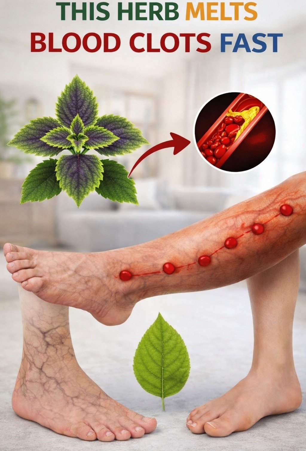 Nature's Allies: Science-Backed Herbs for Supporting Healthy Blood Circulation and Combating Leg Clots