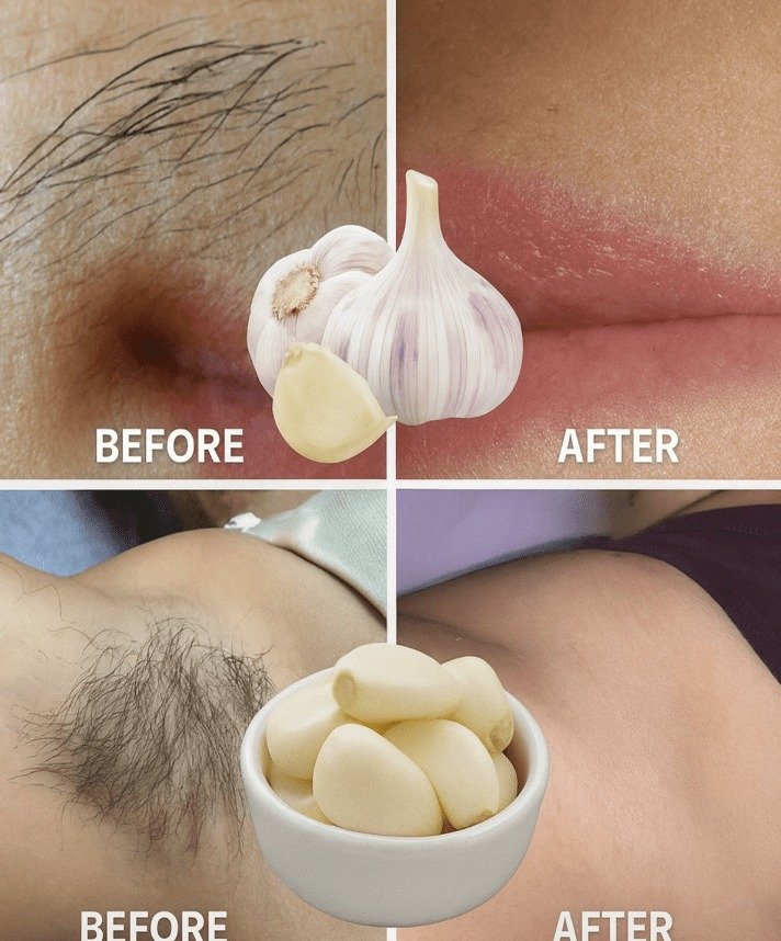 Exploring Garlic as a Natural Hair Removal Method: Before & After Insights