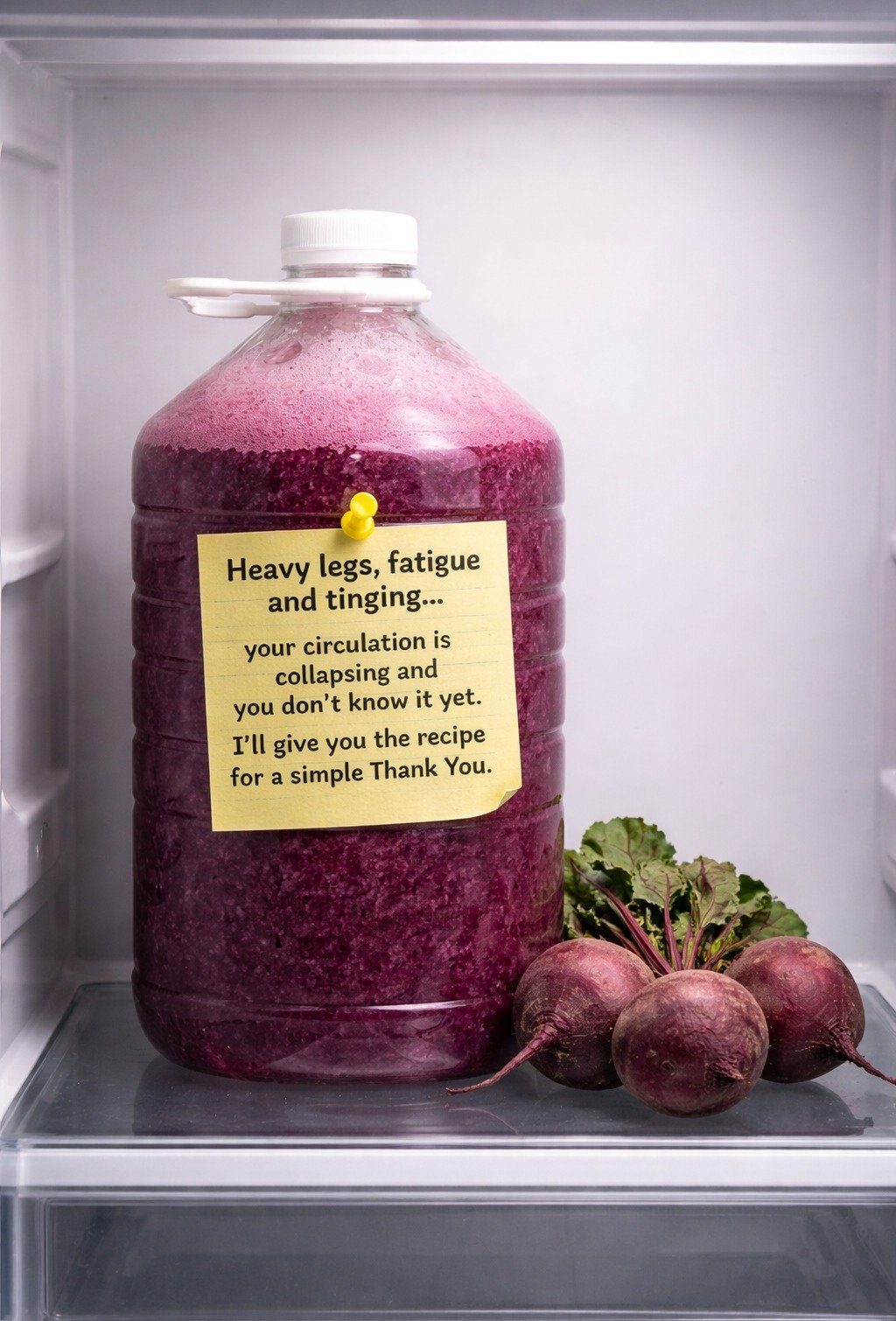 Unexplained Heavy Legs, Fatigue, and Tingling? Beetroot Could Be Your Natural Solution for Circulation Issues