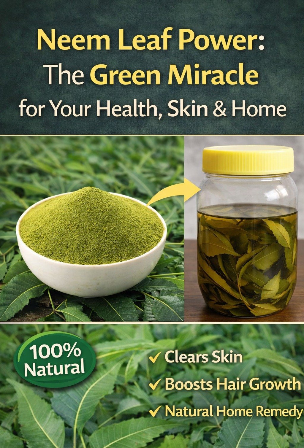 The Versatile Power of Neem Leaves: Exploring Natural Benefits for Health, Skin, and Home