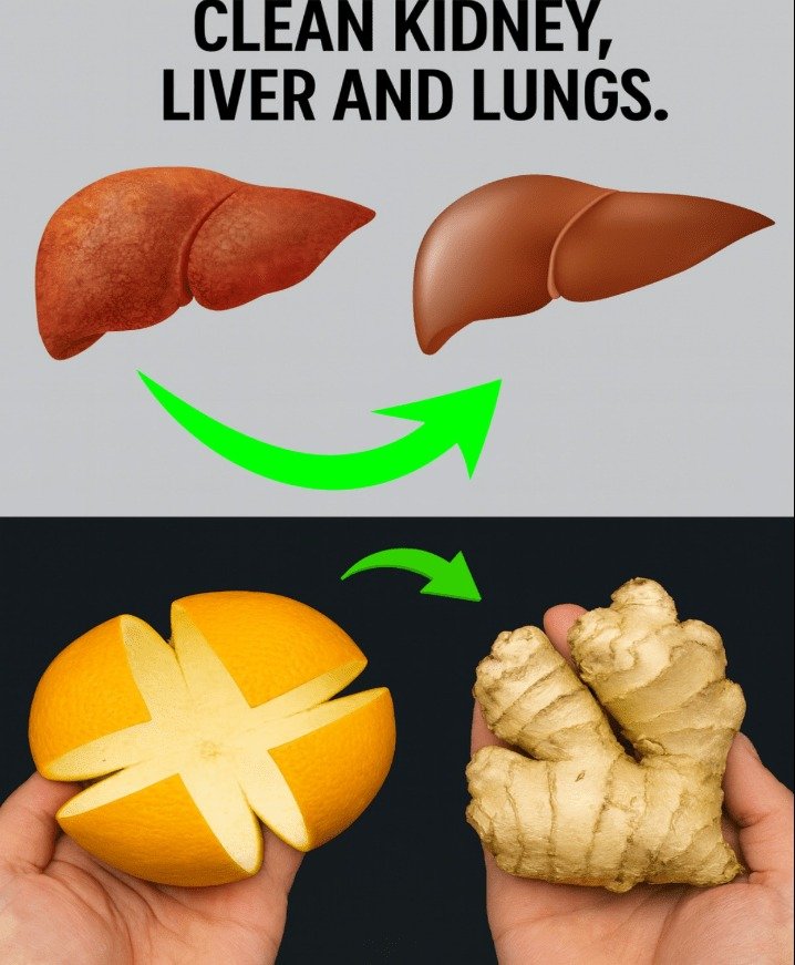 Natural Organ Support: Cleansing Kidneys, Liver, and Lungs with Orange & Ginger