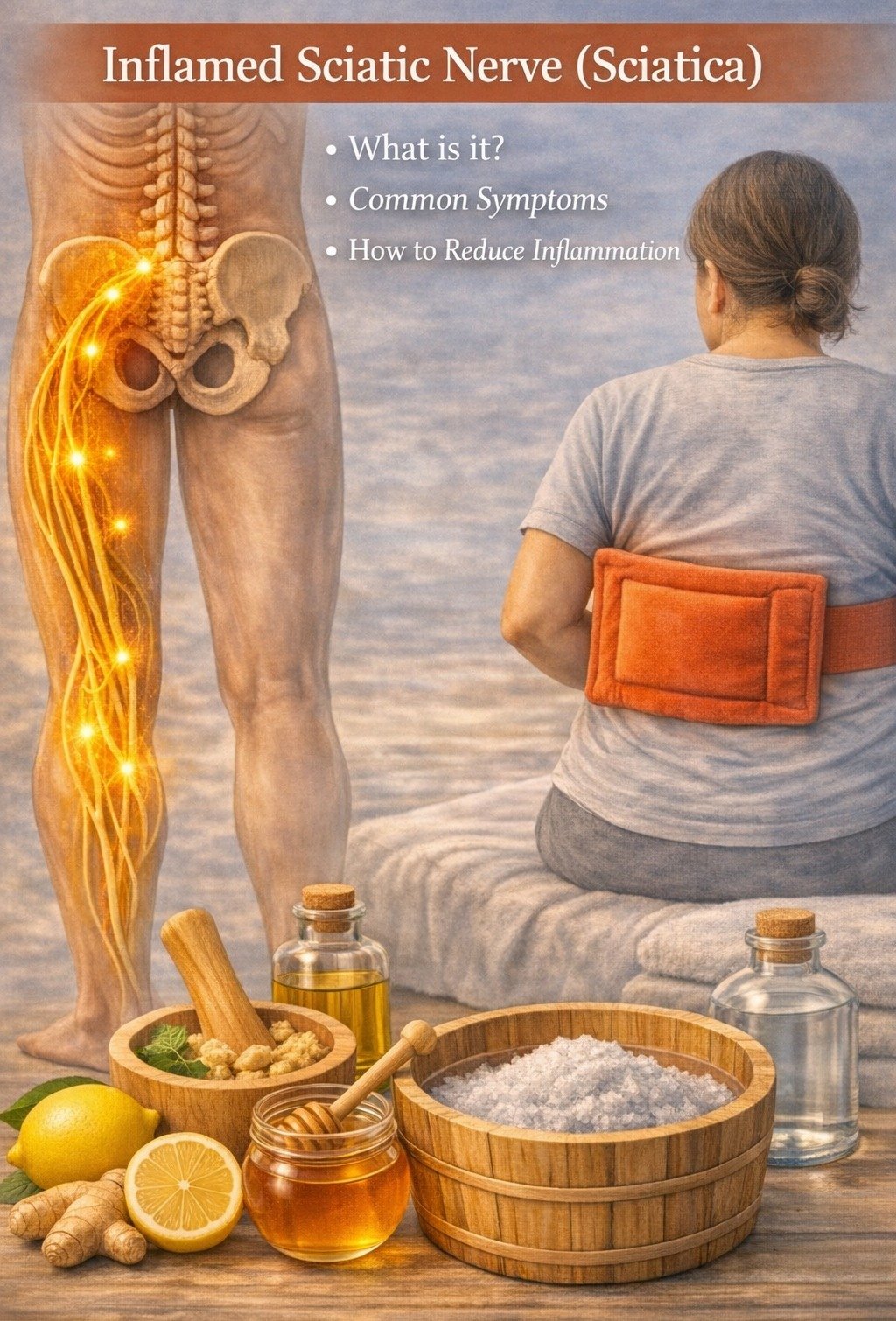 Effective Natural Remedies for Sciatica Pain: Home Treatments and an Anti-Inflammatory Beverage