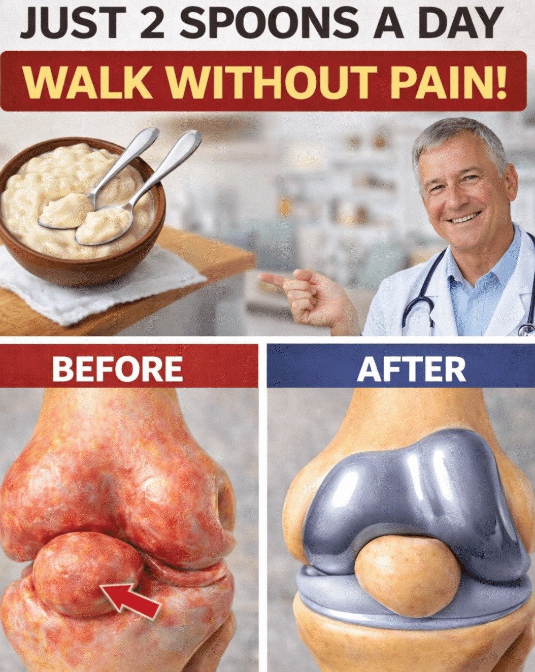 The 97-Year-Old Orthopedic Doctor's SHOCKING Secret: This Everyday Food Could END Your Knee Discomfort For Good!