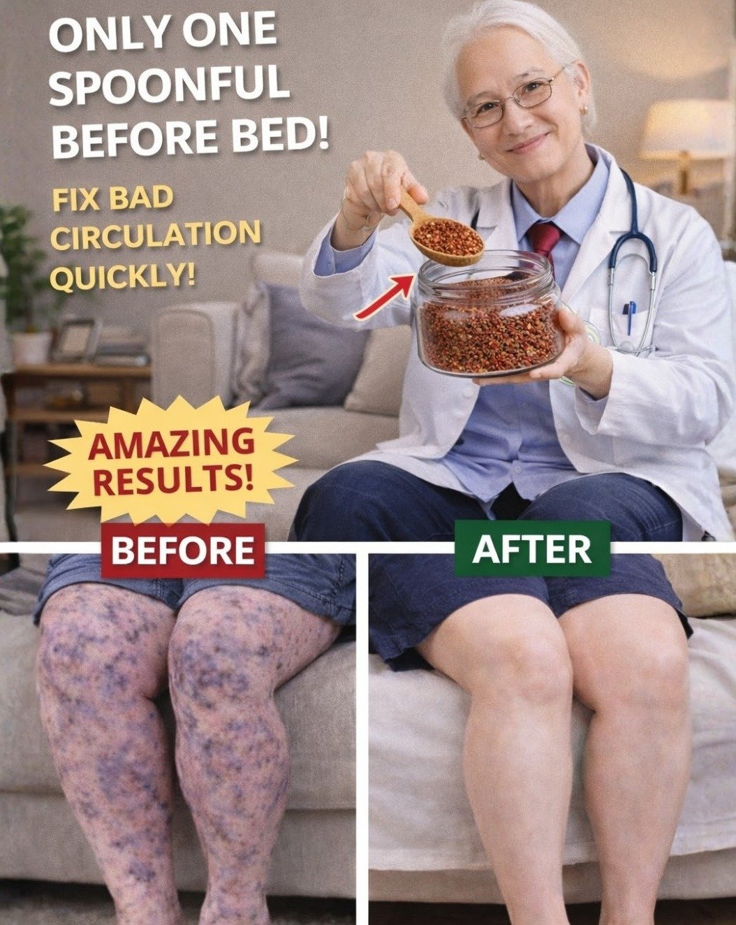 The Viral Nighttime Secret: Just ONE Spoon Before Bed Could Banish Your Heavy Legs!