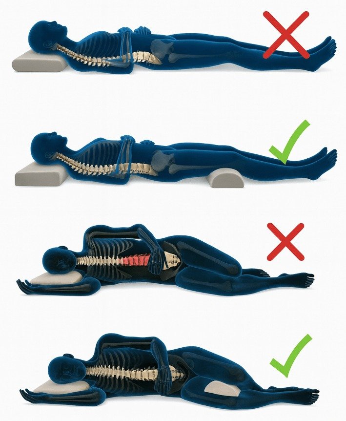 Optimal Sleeping Positions for Spinal Health and Alleviating Back Pain: 10 Key Insights