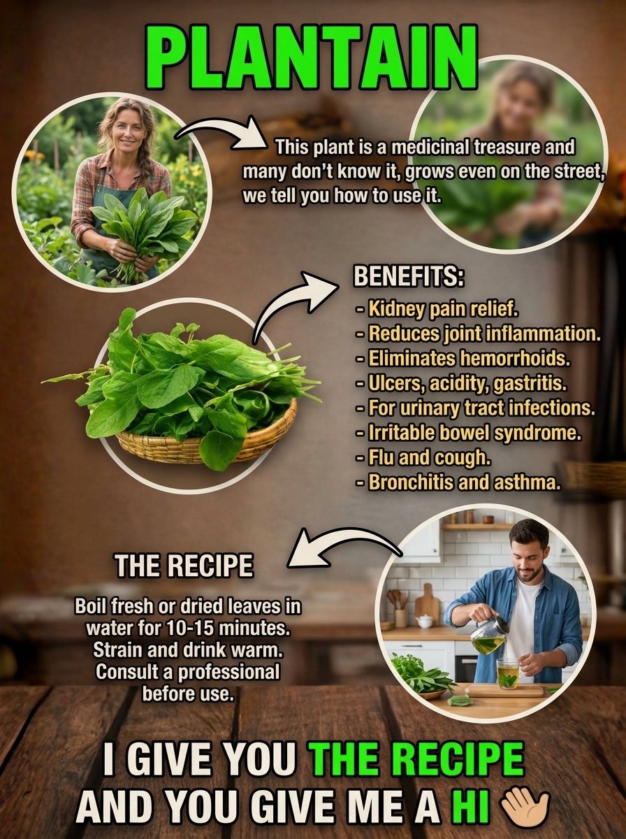 The Forgotten 'Weed' That Could Transform Your Health: Uncover the Power of Plantain Leaf Tea!