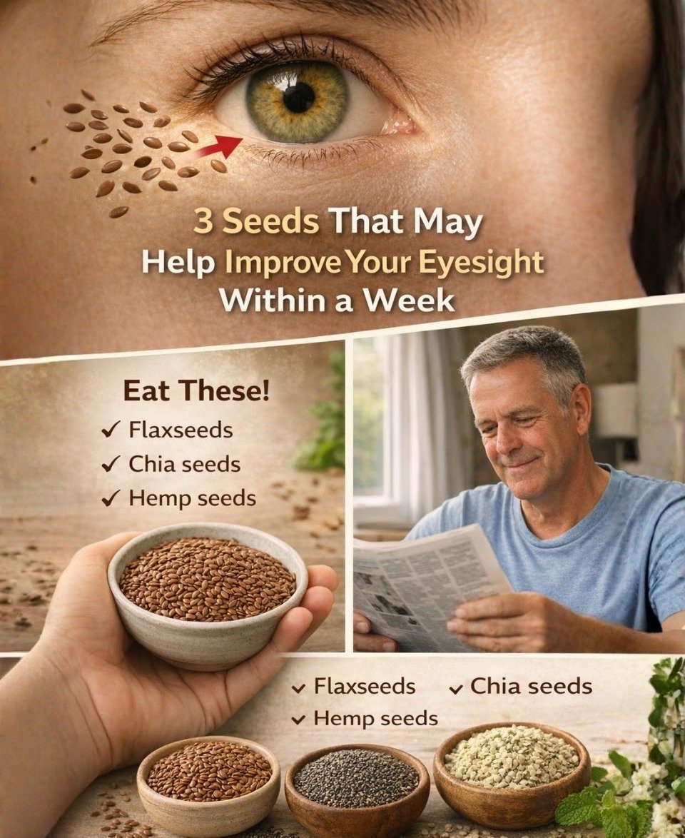 Enhancing Vision Naturally: Three Simple Seeds for Daily Eye Health Support