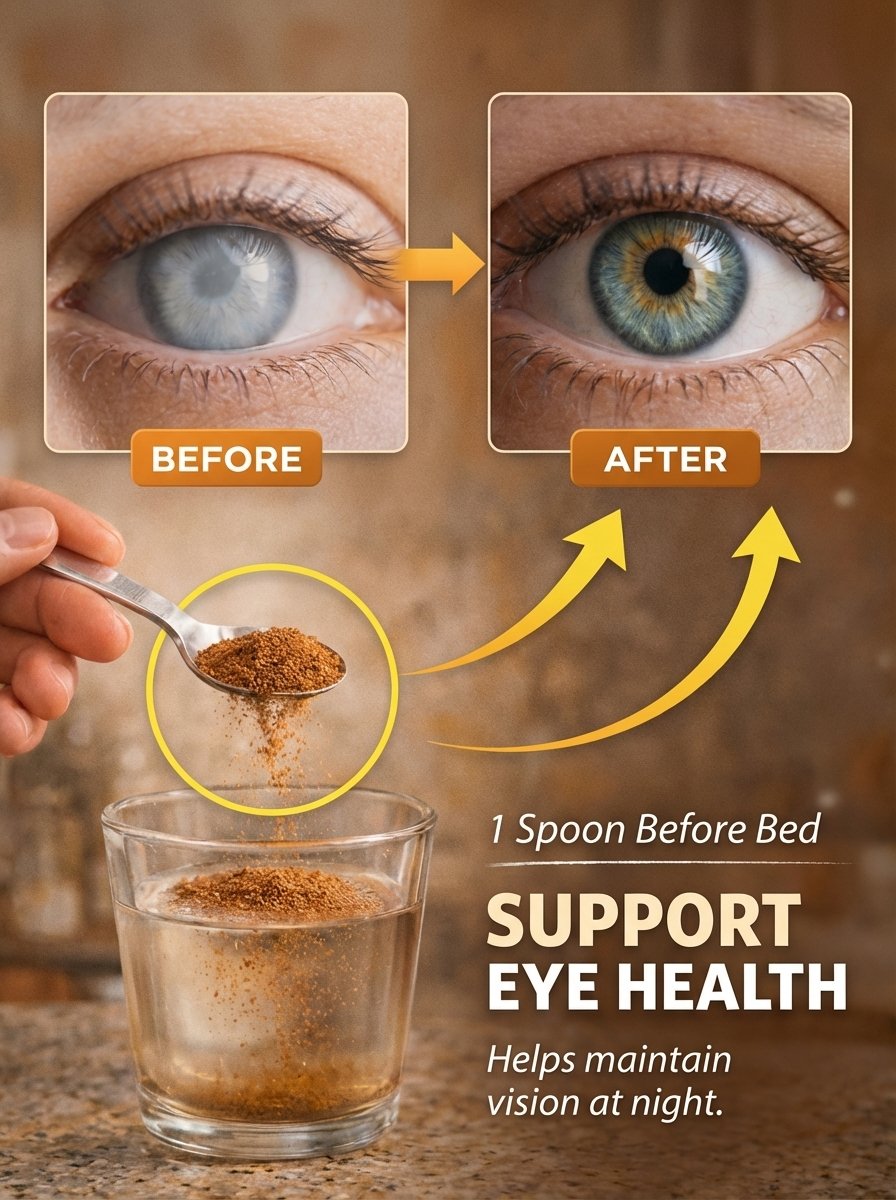 The 1-Spoon Nighttime Secret Over 60s Are Raving About for Naturally Sharper Vision