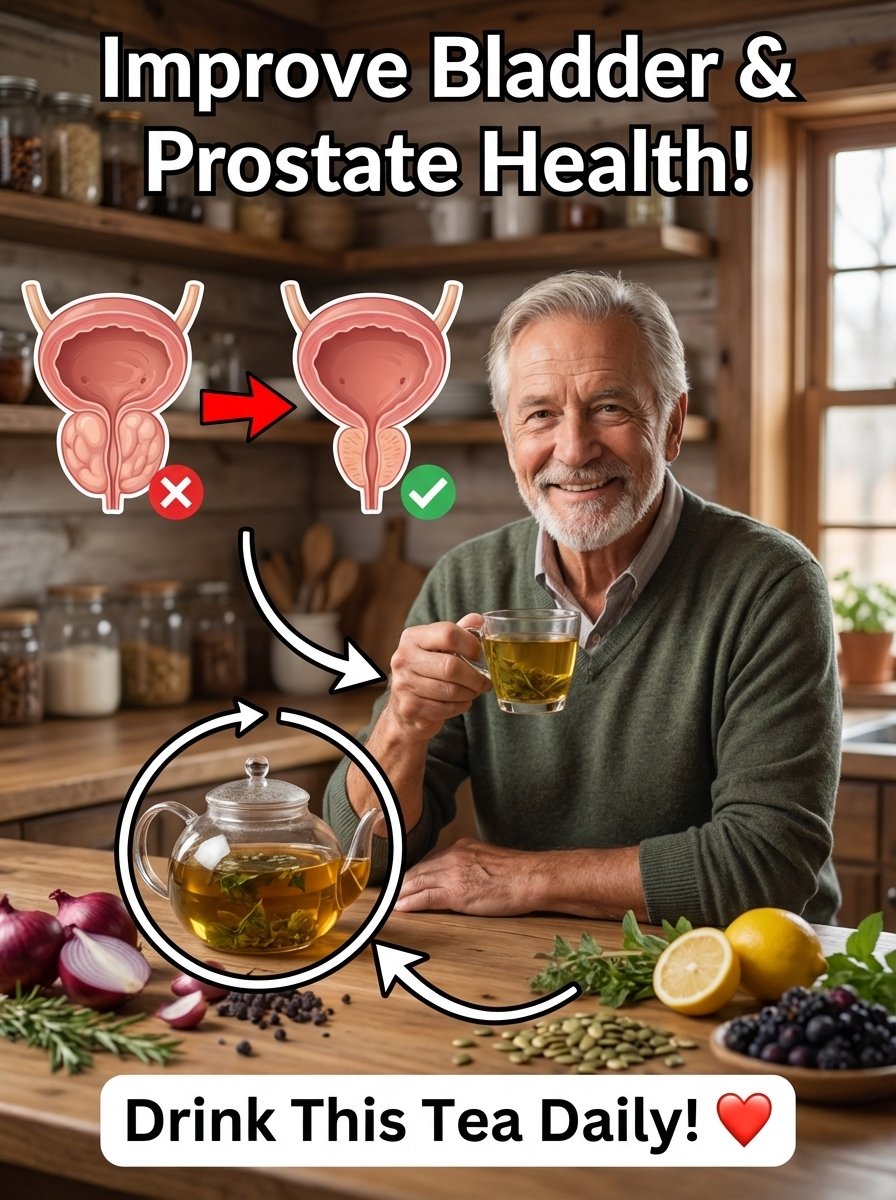 The Unexpected Kitchen Secret: This Red Onion Tea Could Be Your Game-Changer for Prostate & Bladder Health