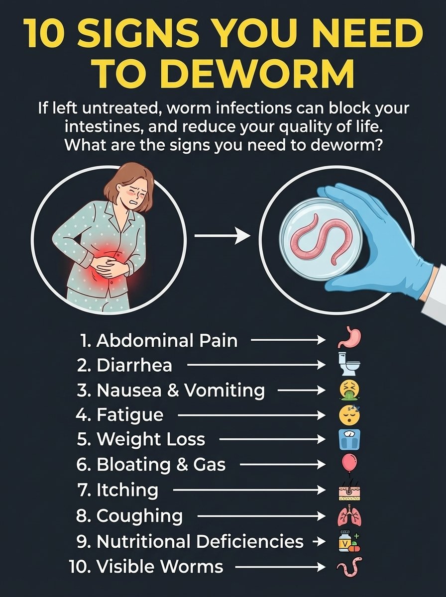 Is Something Secretly Draining Your Life? 10 Alarming Signs You Might Be Hosting Unwanted Guests (And Need to Deworm!)