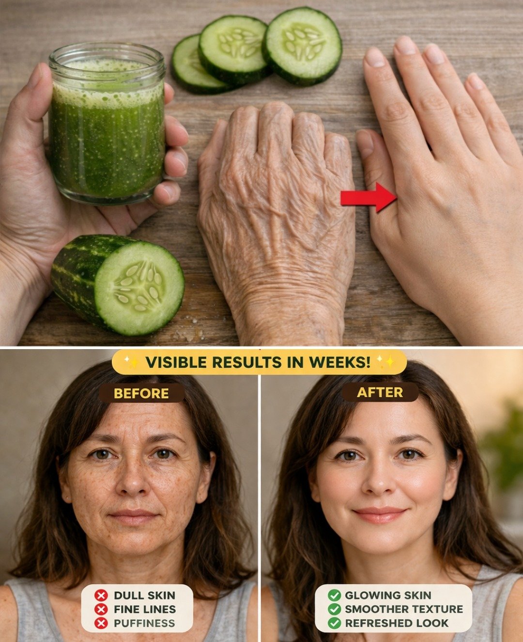 Unveiling 5 Powerful Secrets: How Cucumber Naturally Diminishes Wrinkles – Your Anti-Aging Formula