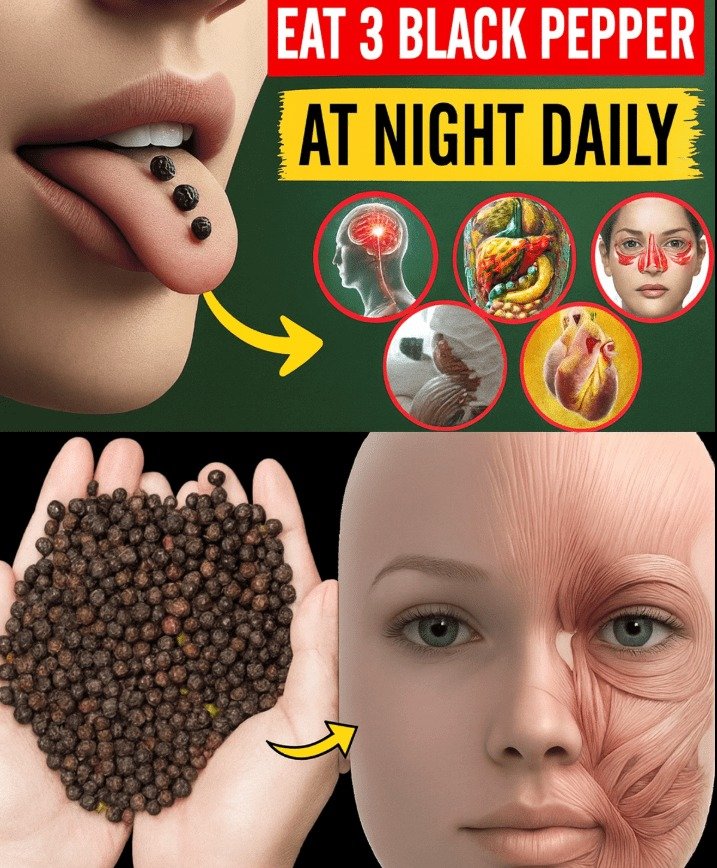 Unlock Nighttime Wellness: 9 Surprising Health Benefits of Chewing Black Pepper Before Bed