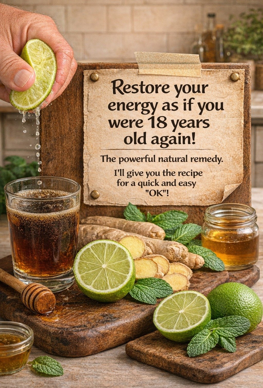 Reclaim Your Vitality: A Simple Natural Drink to Boost Daily Energy and Support Well-being