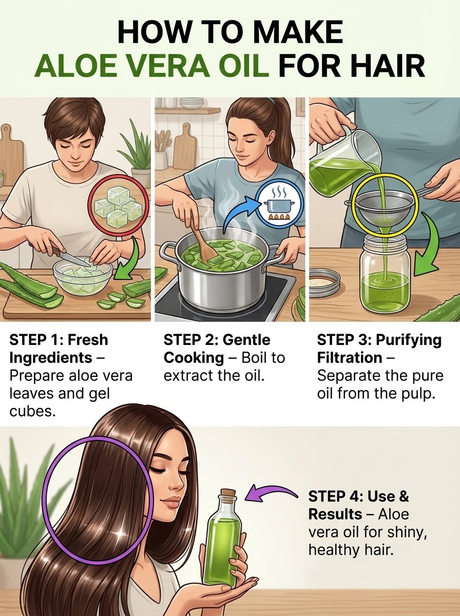 The Ancient Secret to UNBELIEVABLE Hair Growth: This DIY Aloe Vera Oil Will Transform Your Locks!