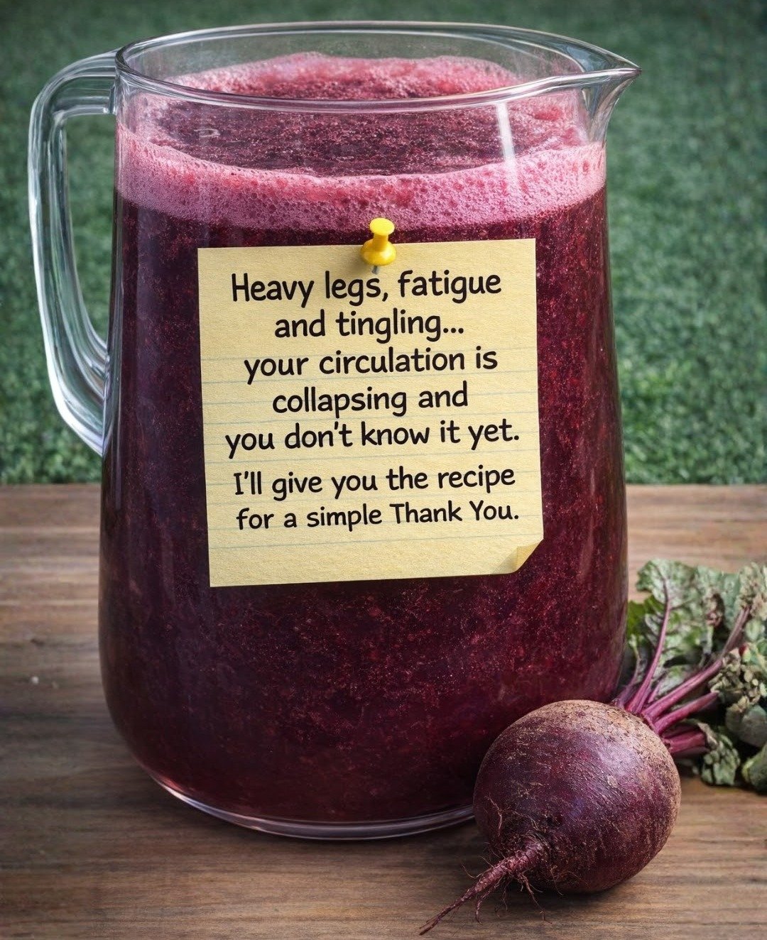 Unexplained Heavy Legs, Fatigue, and Tingling? Beetroot May Boost Your Circulation