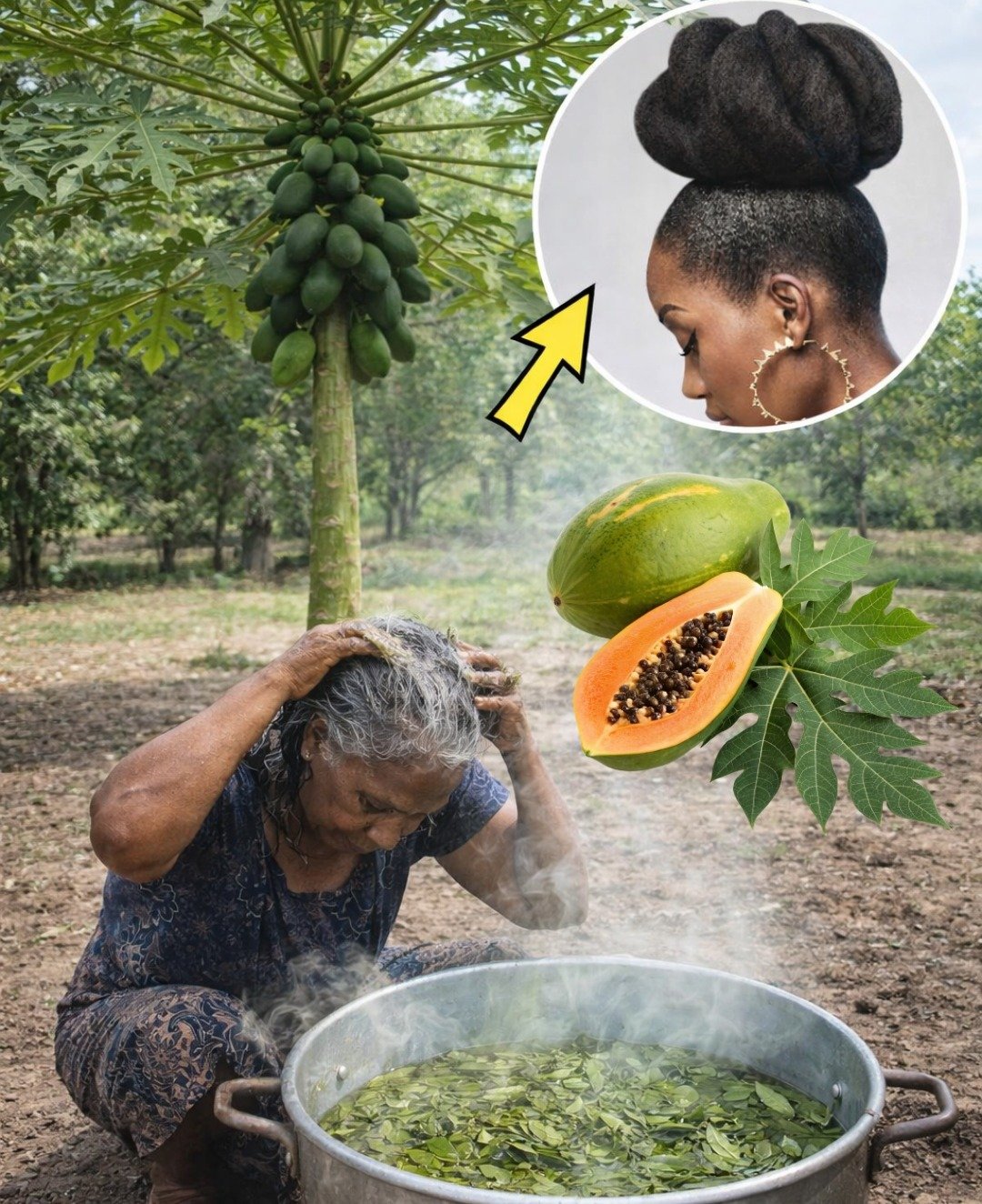 Papaya Leaf Enzymes for Hair Growth: Separating Fact from Fiction and Safe Application Methods