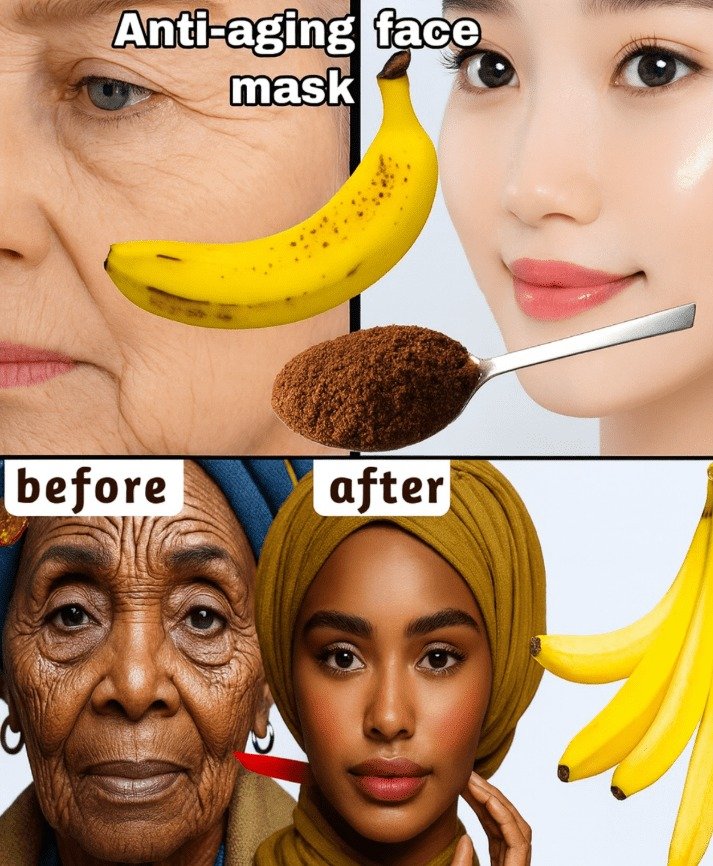 Rejuvenate Your Skin: The Natural Banana & Coffee Face Mask for Wrinkle Reduction