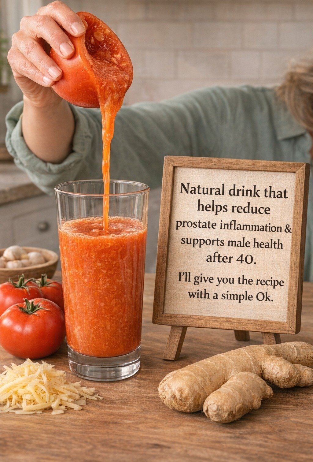 Exploring Tomato, Garlic, and Lemon Juice: A Natural Wellness Blend for Men Over 40