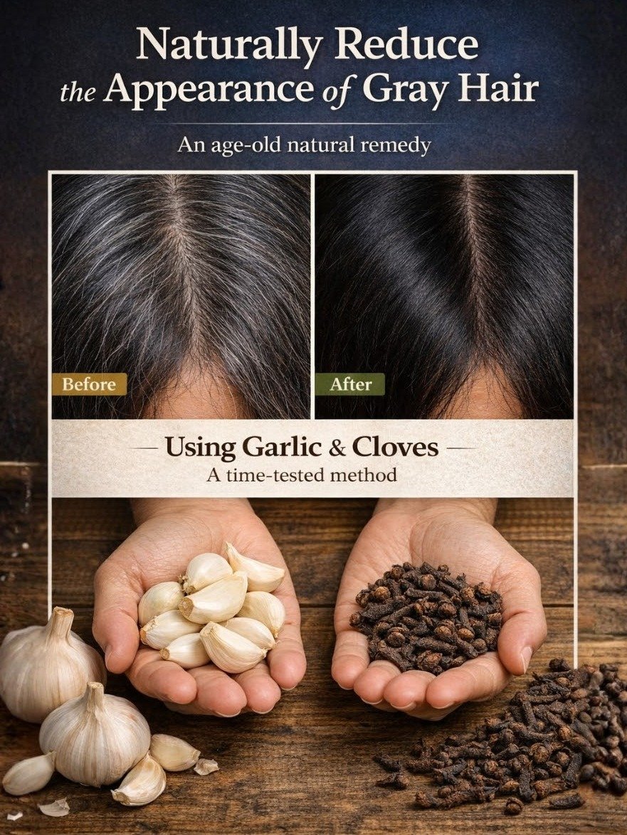 The ONE Ingredient Duo That Could Transform Your Gray Hair: Unlock Radiant Locks with Garlic & Clove!