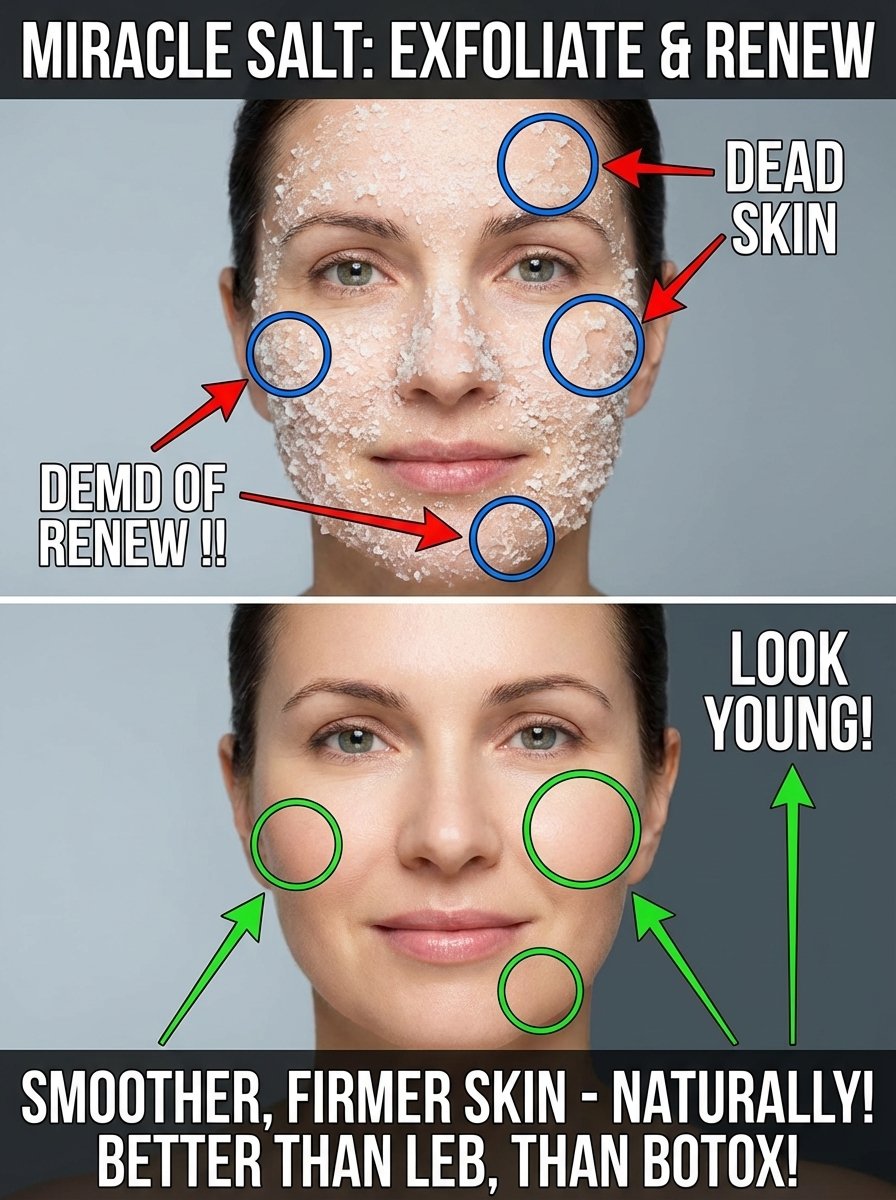 The Jaw-Dropping 'Salt Secret' That Lets Some Seniors Reach 80 With Virtually NO Wrinkles!