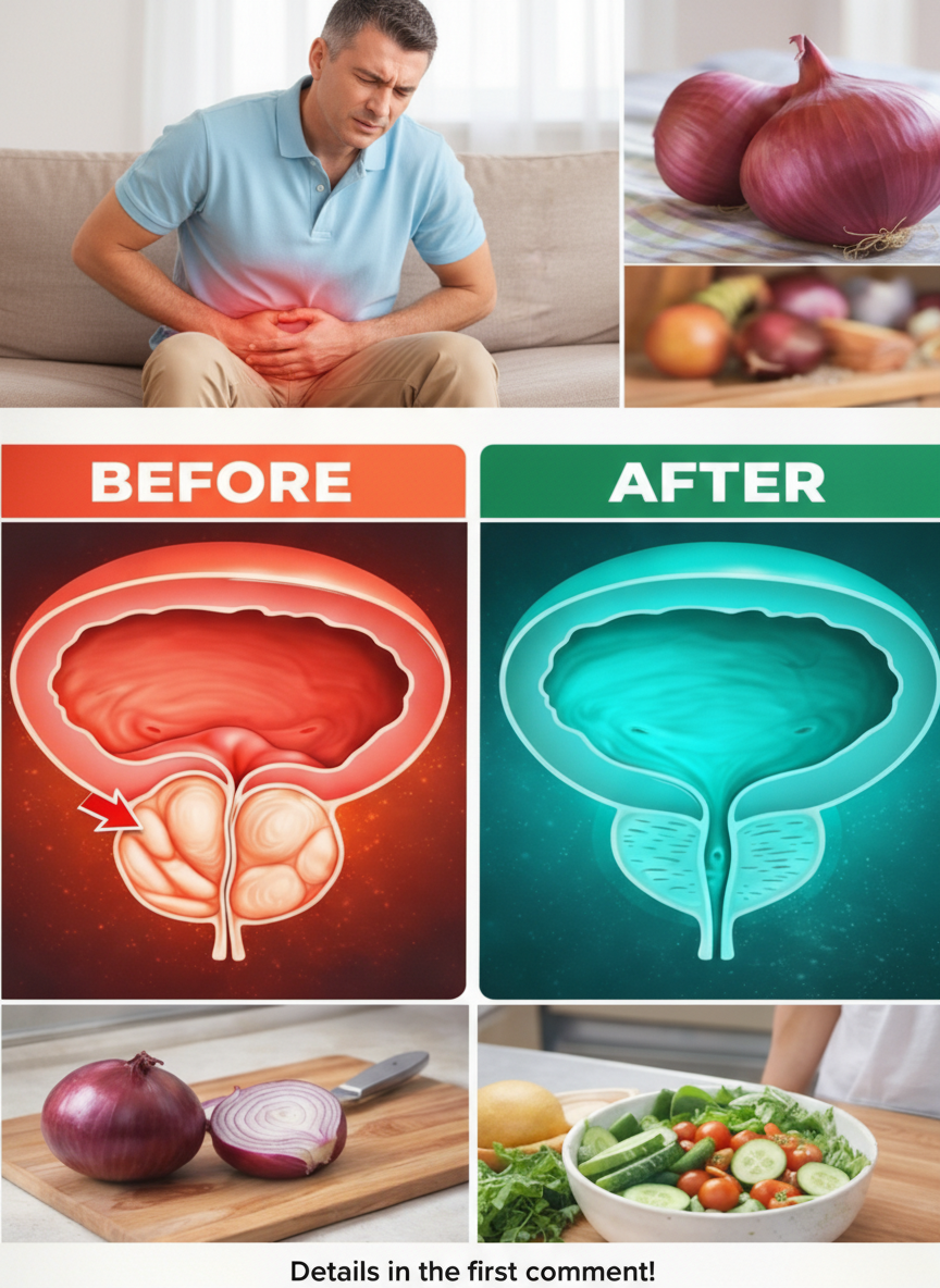 Grandpa's Timeless Red Onion Ritual: Supporting Bladder and Prostate Wellness as You Age