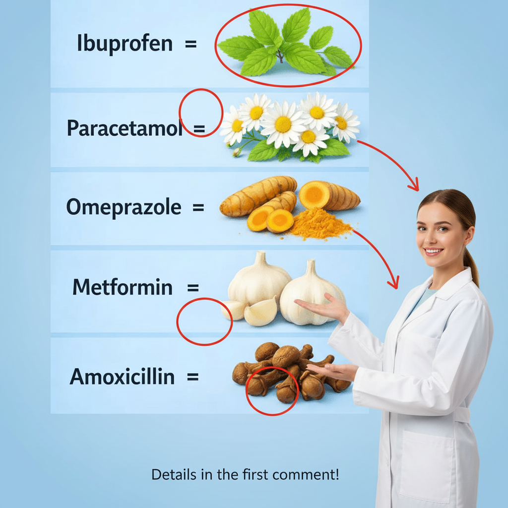 Nature's Pharmacy: 6 Herbs Offering Health Support Similar to Everyday Medications