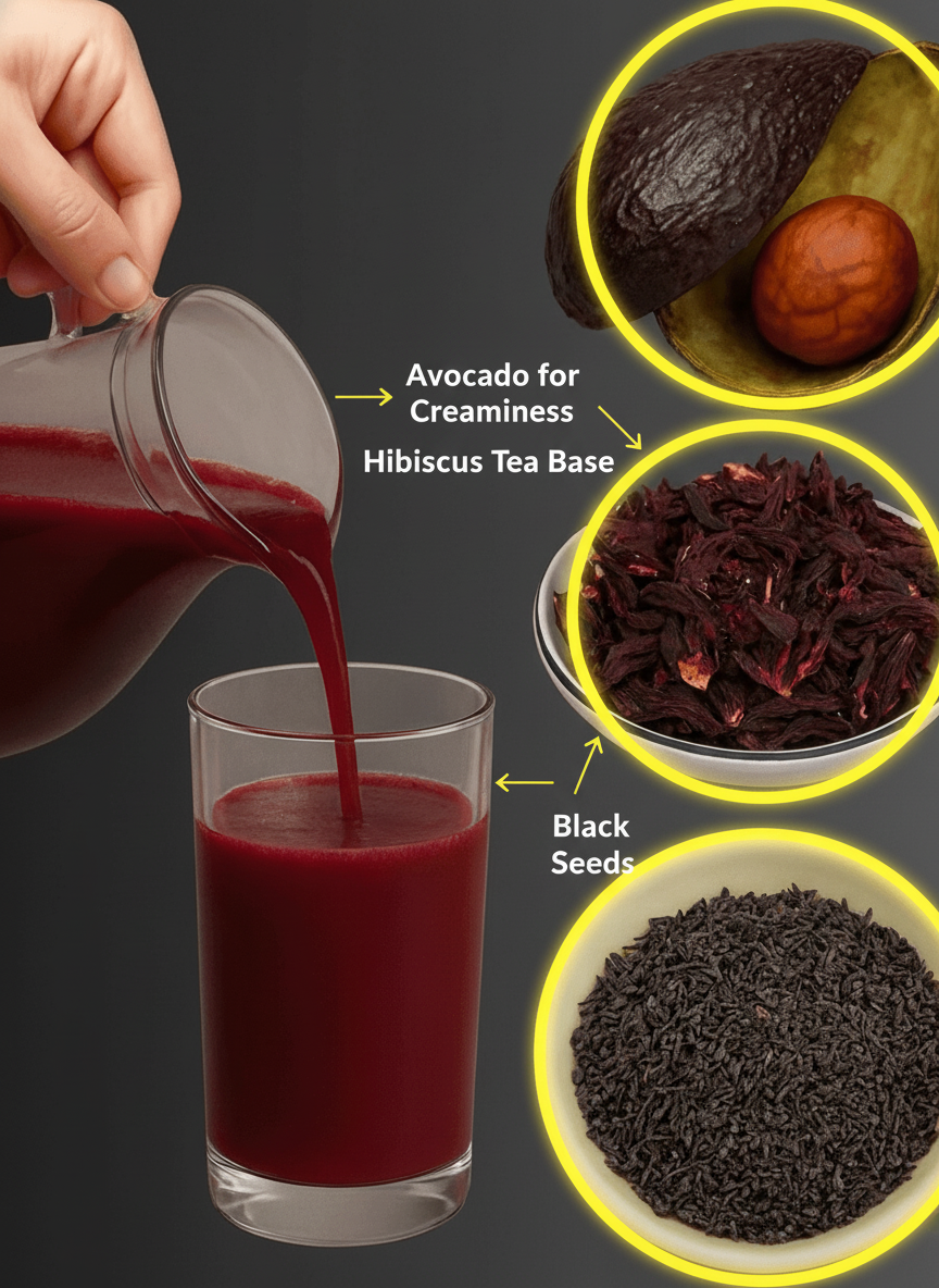 Avocado Seed & Hibiscus Elixir: Your Natural Body Cleanser